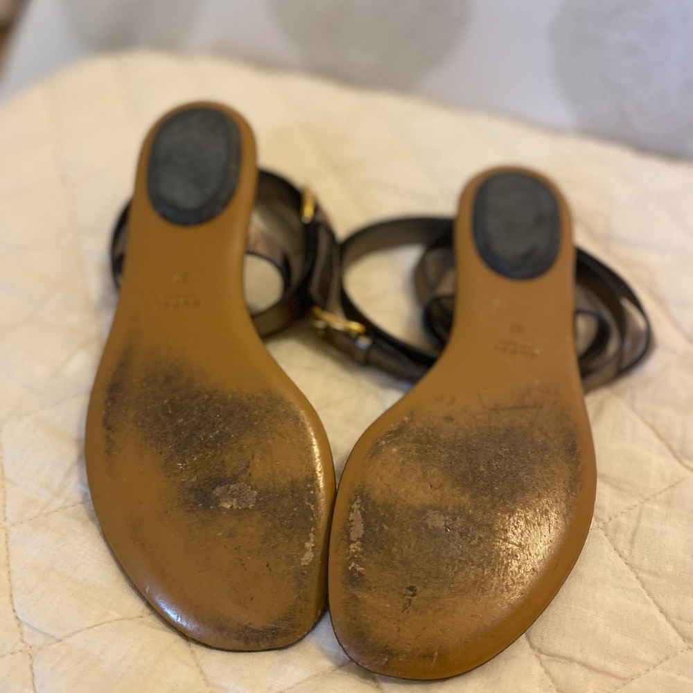 GUCCI Copper Wrapup Sandal, Size 37 - Picture 6 of 9